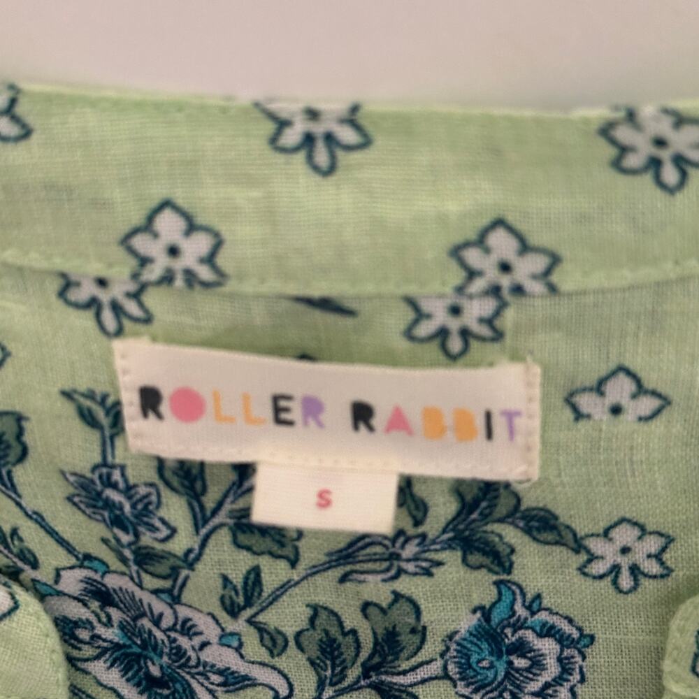 Roller Rabbit Yarrow Pippa Flutter Sleeve Linen D… - image 6